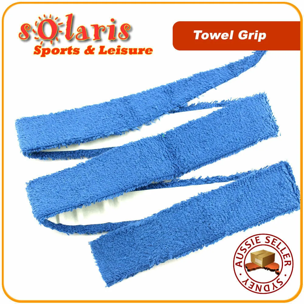 2 x Cotton Towel Grips Sweat Absorbent Overgrip