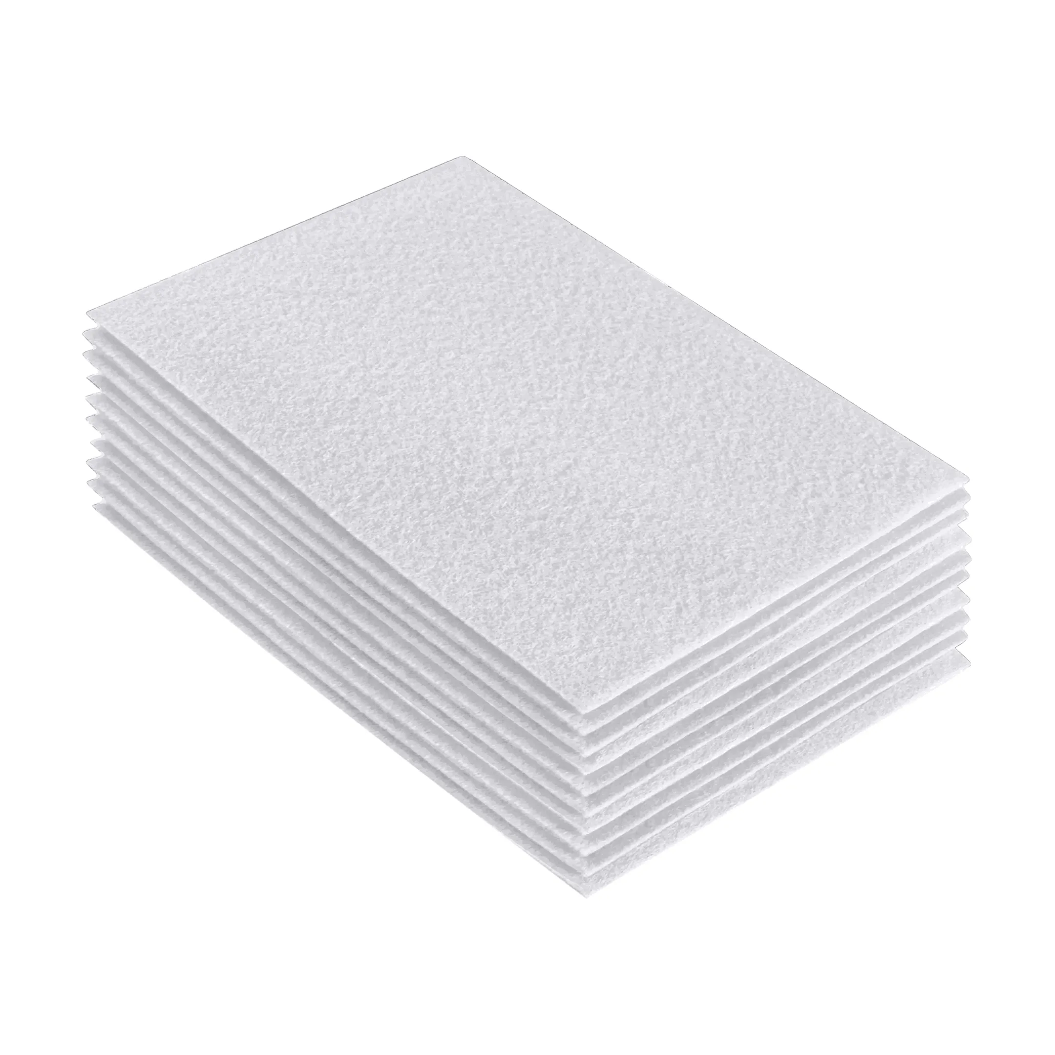 Acrylic Felt 9"X12" Sheet Packs | White