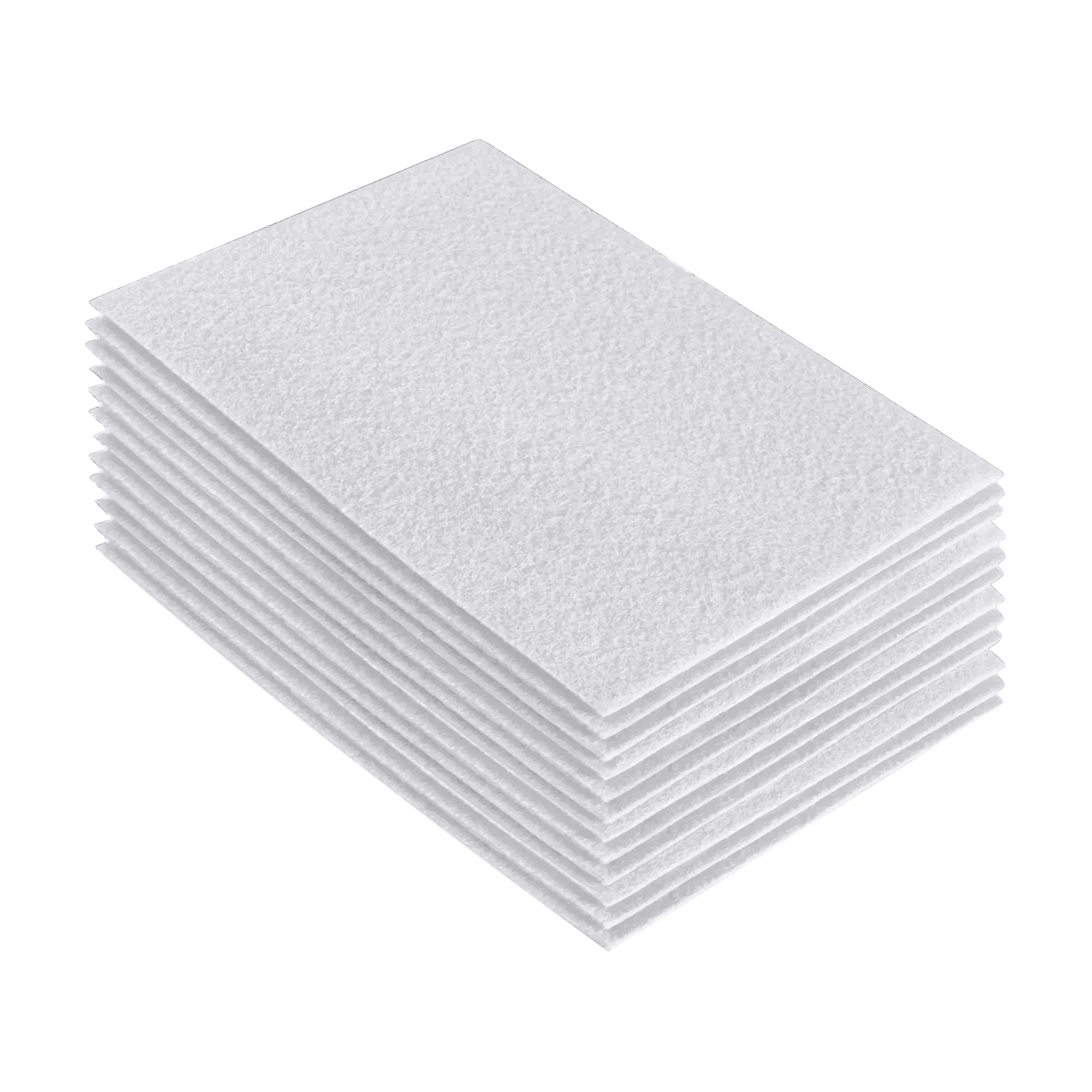 Acrylic Felt 9"X12" Sheet Packs | White