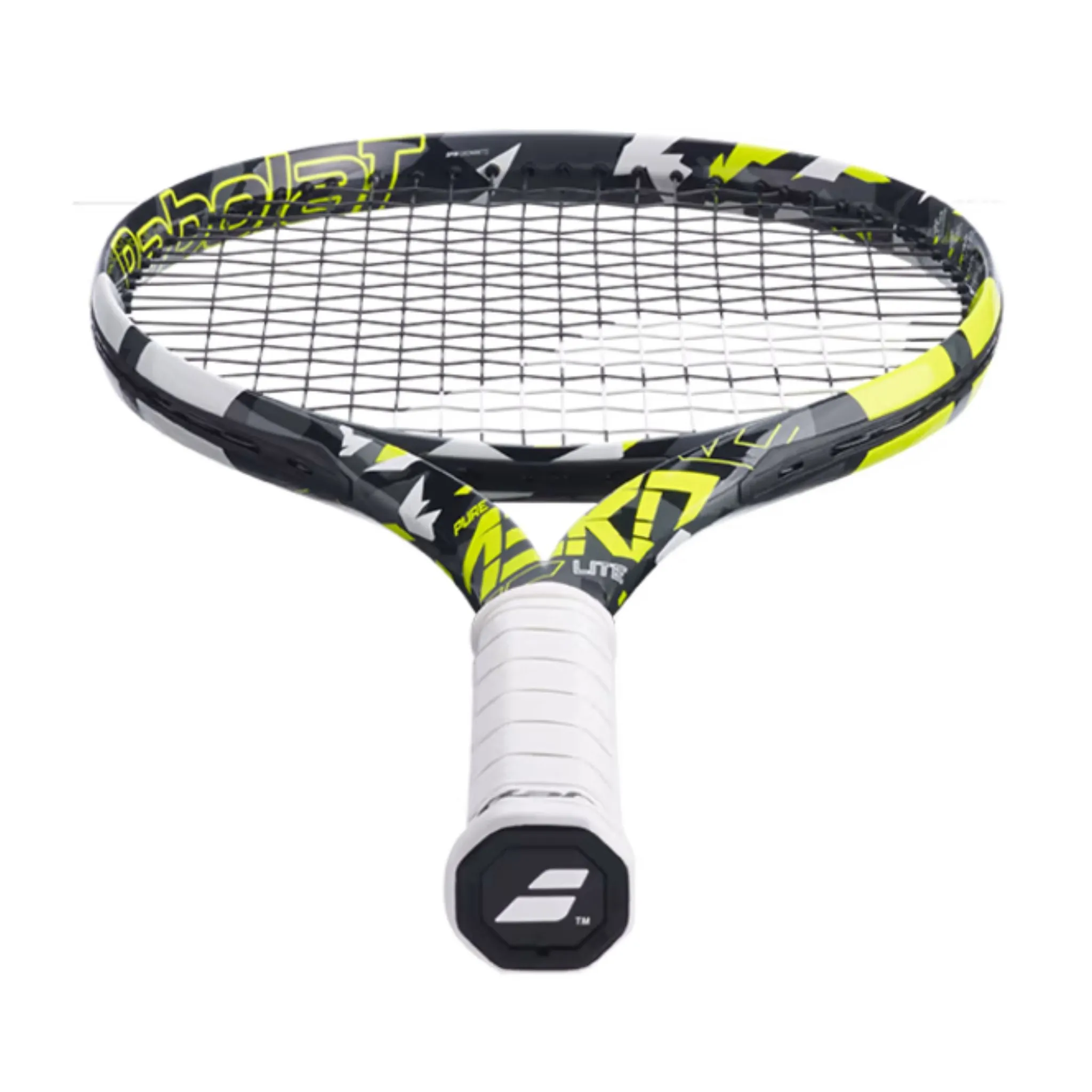 Babolat Pure Aero Lite Unstrung Tennis Racquet [Grey/Yellow/White]