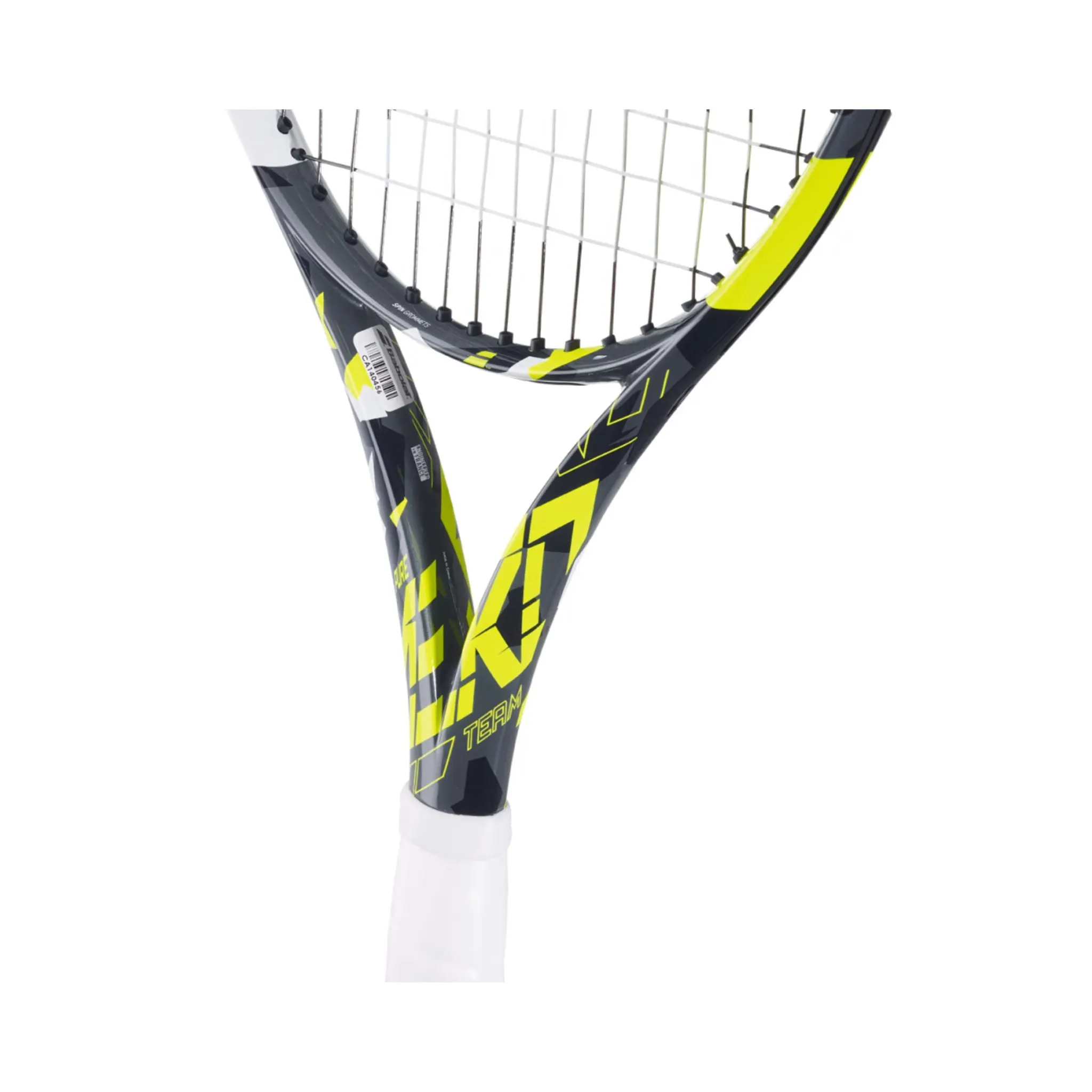 Babolat Pure Aero Team Unstrung Tennis Racquet [Grey/Yellow/White]