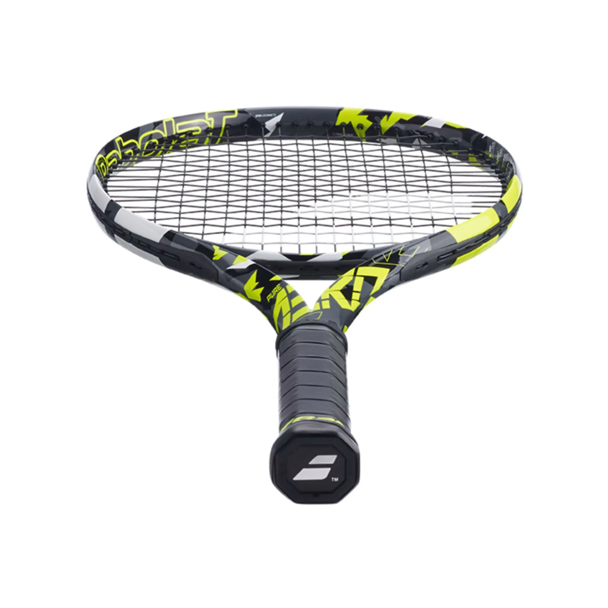 Babolat Pure Aero  Unstrung Tennis Racquet [Grey/Yellow/White]