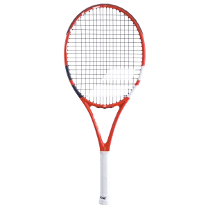 Babolat Strike JR 26 Prestrung Junior Tennis Racquet [White/Red]