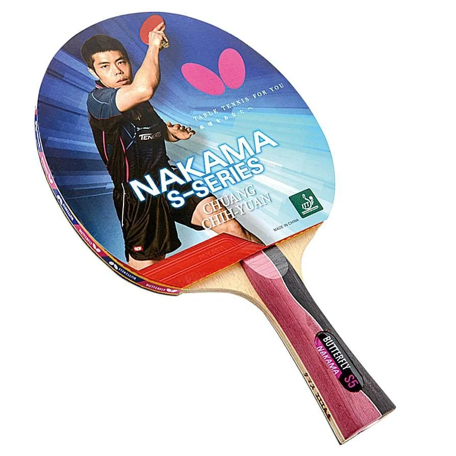 Butterfly Shakehand Nakama S-5 Racket