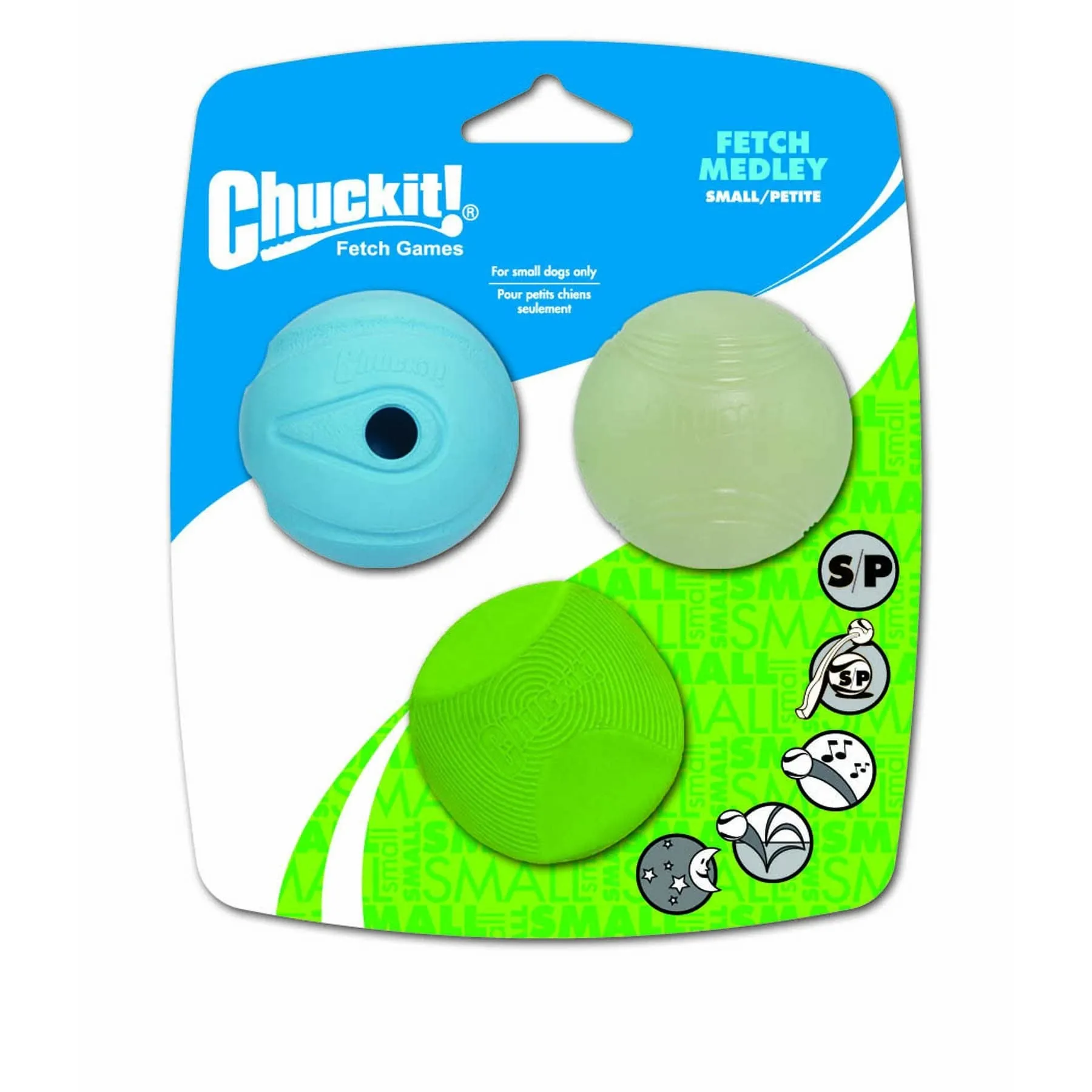 Chuckit - Fetch Medley 3pk - Small