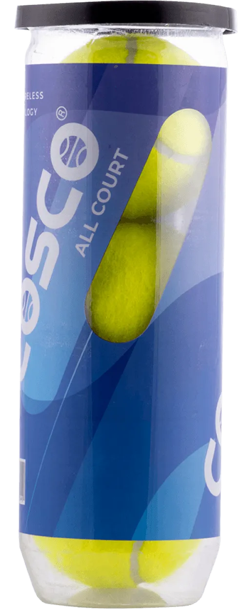 Cosco All Court Tennis Ball, Pack of 3 | KIBI Sports