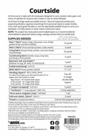 Courtside ByAnnie pattern for Tennis or Pickleball