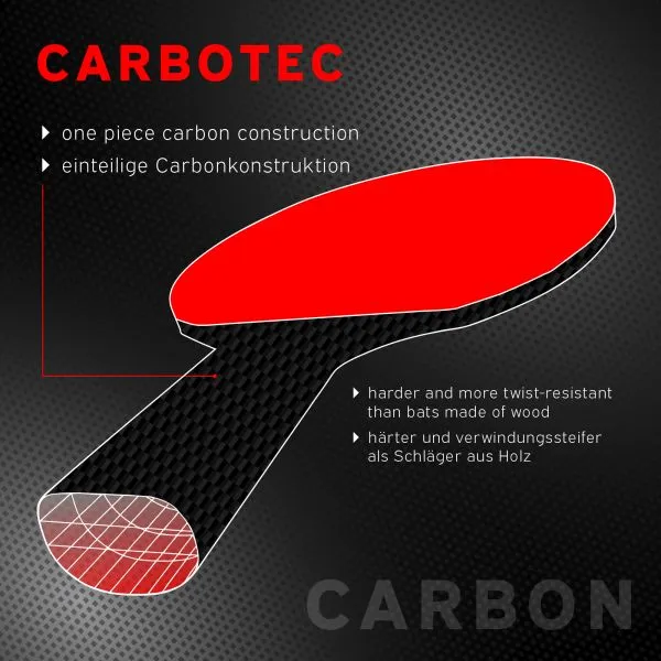 Donic Schildkrot Carbotec 3000 Table Tennis Bat