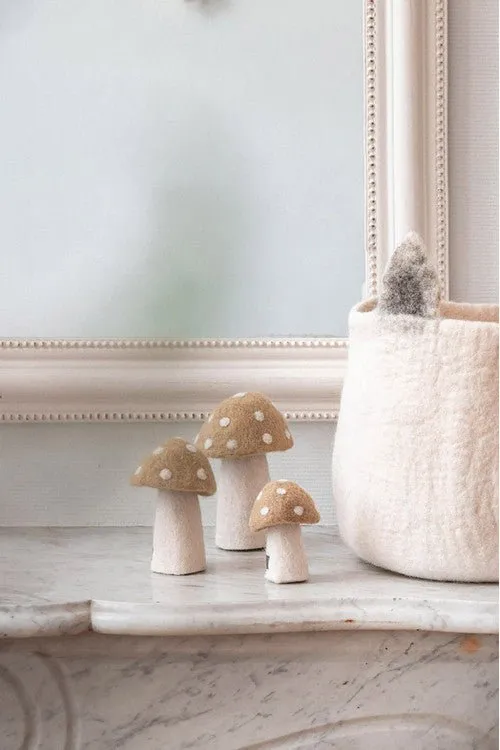 Dotty Felt Mushroom by Muskhane