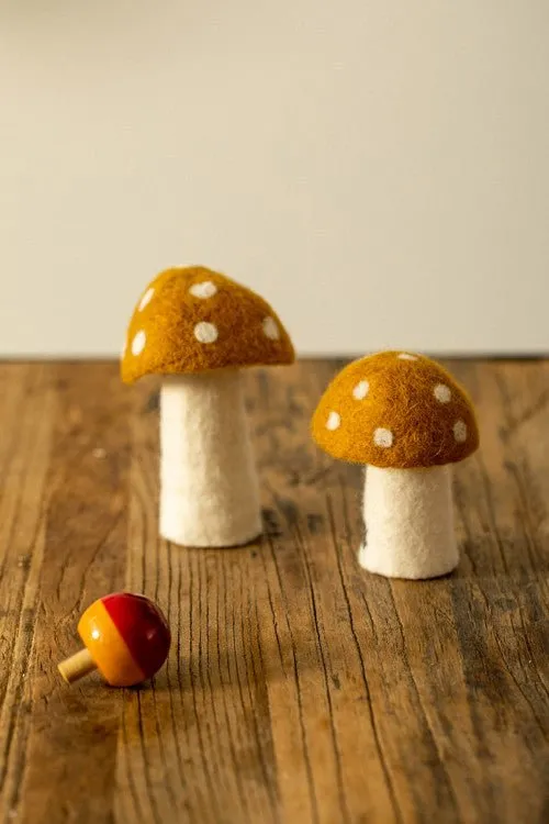 Dotty Felt Mushroom by Muskhane