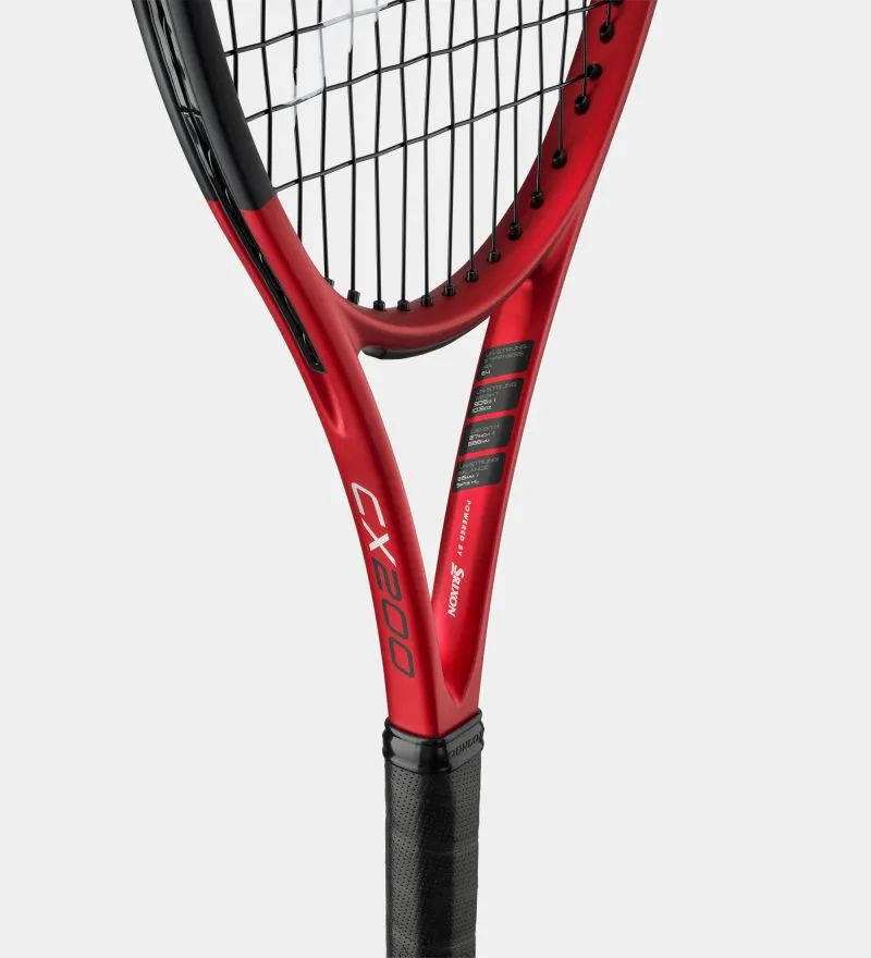 Dunlop CX200 4 3/8 Tennis Racquet - Red/Black