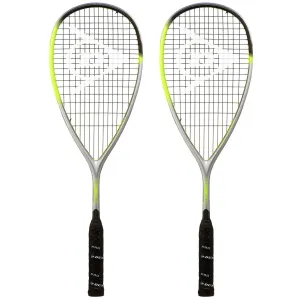 Dunlop Hyperfibre XT Revelation 125 Squash Racket Double Pack