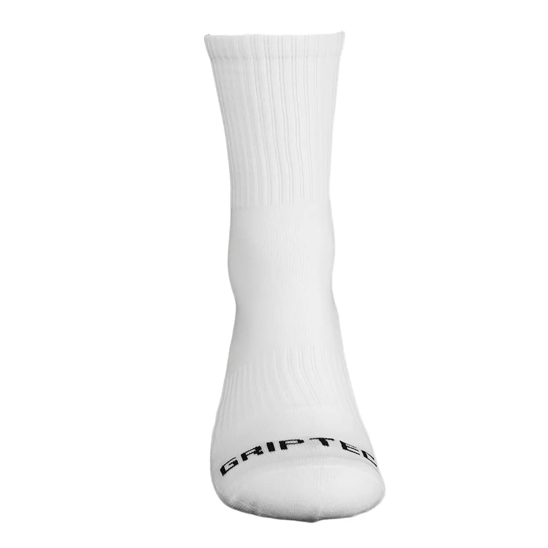 Full Length Grip Socks White