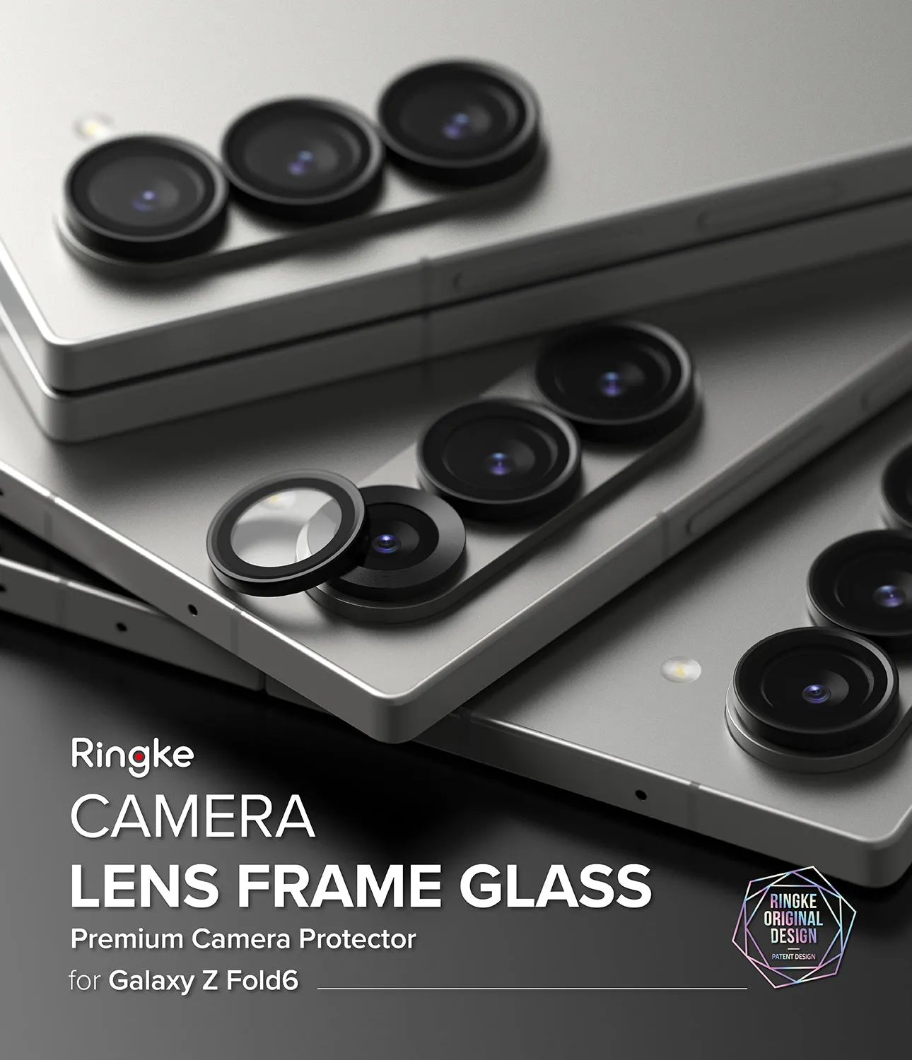 Galaxy Z Fold 6 Camera Lens Protector | Camera Lens Frame Glass (2 Pack)