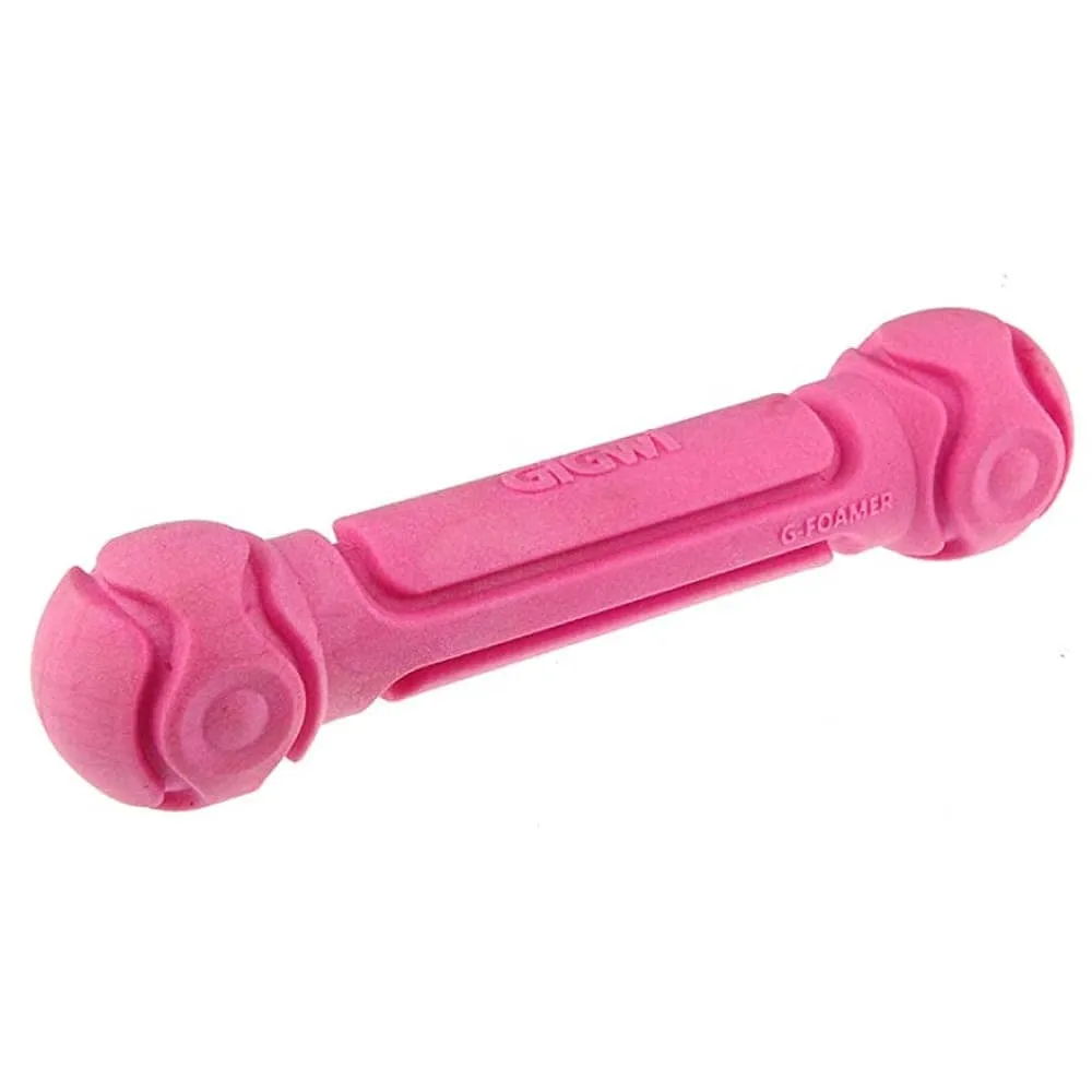 GiGwi G Foamer Dumbbell Toy for Dogs (Rose)