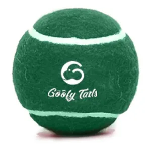 Goofy Tails Sport Tennis Ball Toy for Dogs (Dark Green)