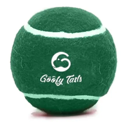 Goofy Tails Sport Tennis Ball Toy for Dogs (Dark Green)