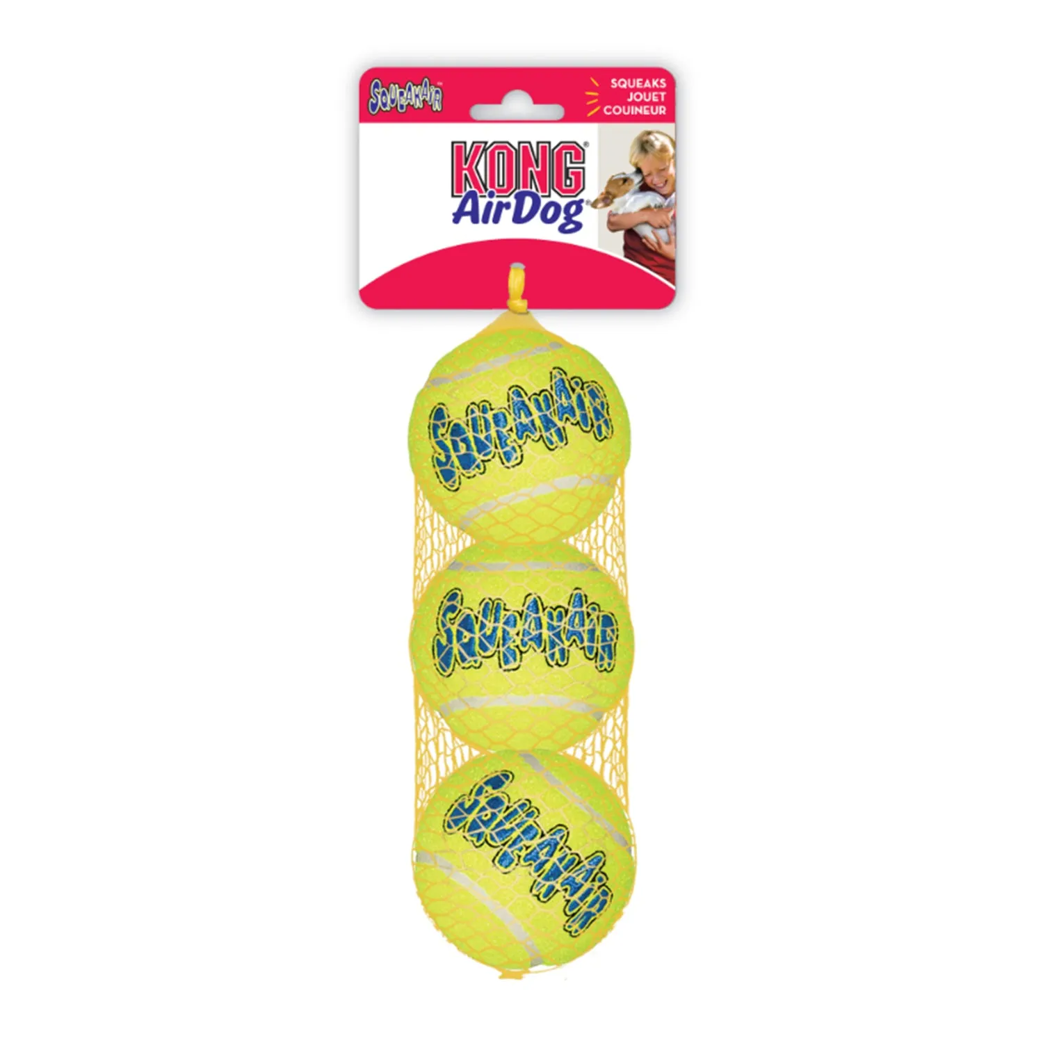 KONG Squeakair Balls Dog Toy