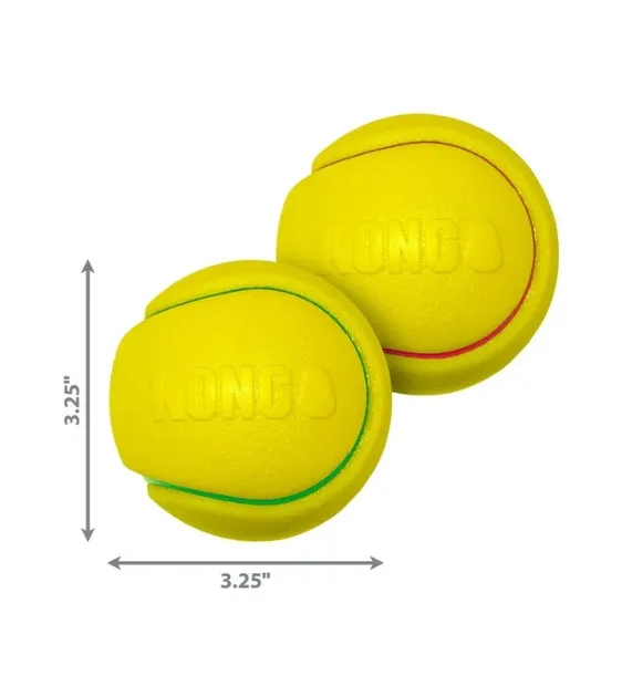 Kong Squeezz Tennis Ball Dog Toy (Assorted Colour Individual)