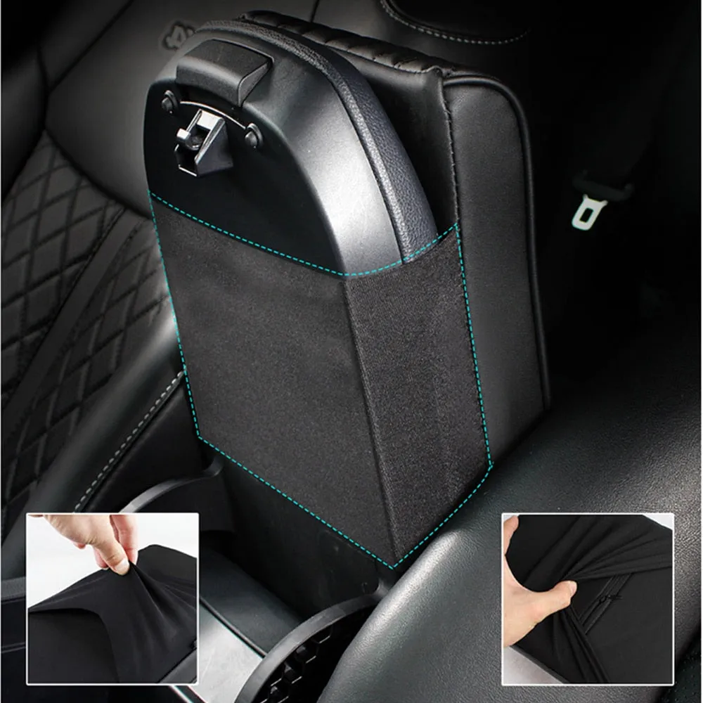 Leather Soft Car Armrest Pad