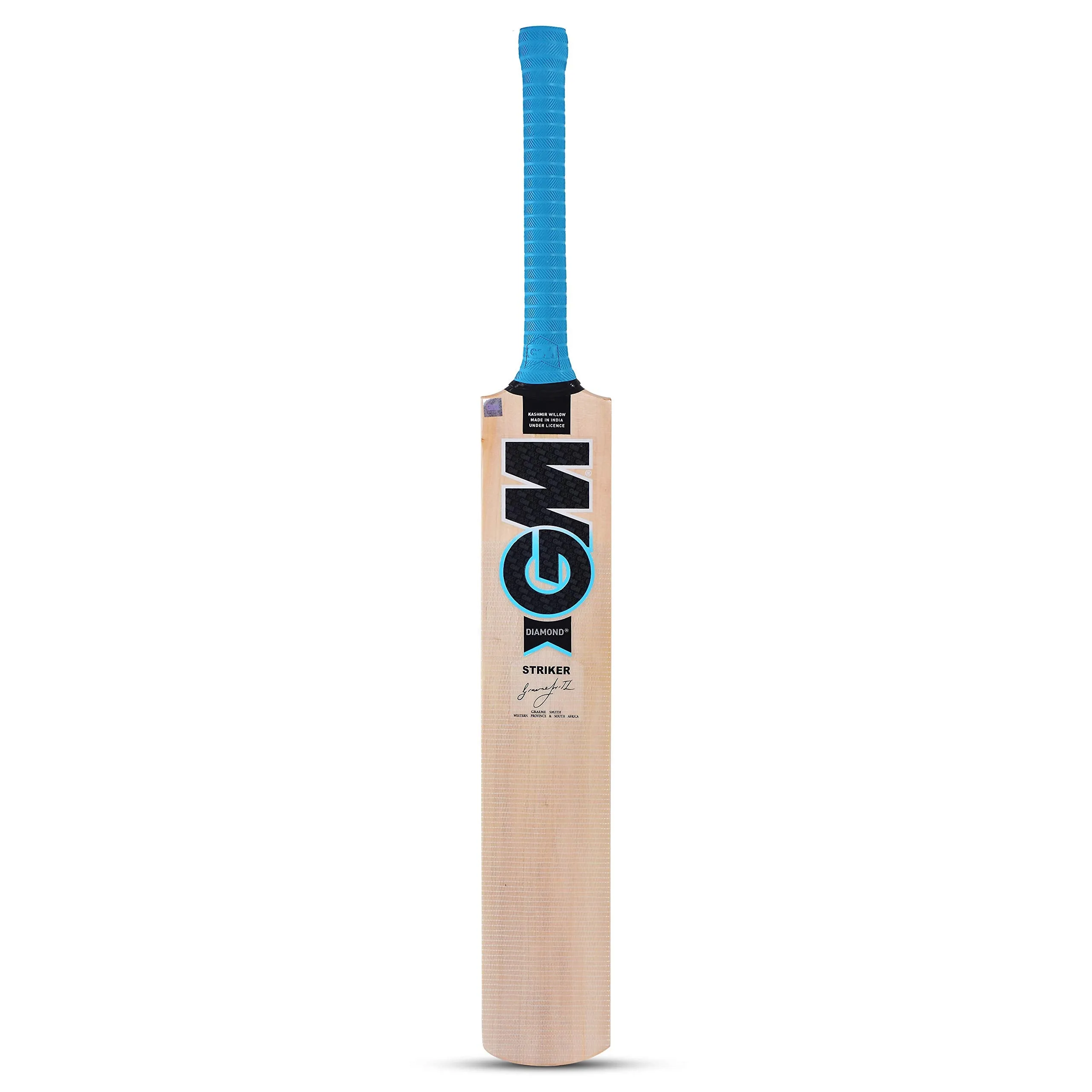 Light Weight Diamond Striker Kashmir Willow Cricket Bat with Cro Weave Tape on The Face with Cover | Size-1