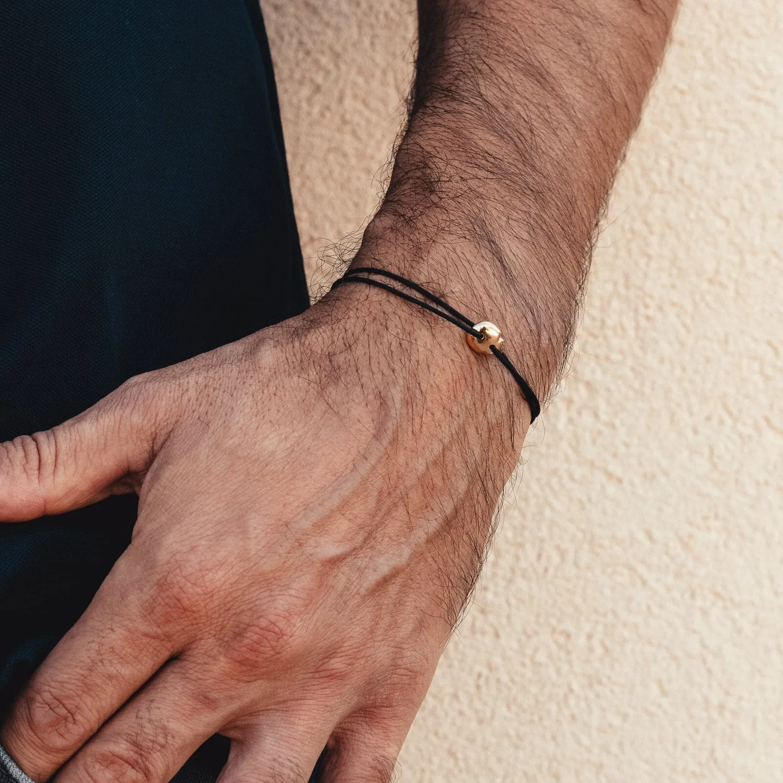 Men's Skull Cast Bracelet - 14K Rose Gold