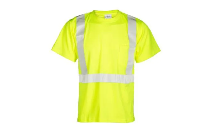 ML Kishigo 9110 Lime Short Sleeve Class 2 T-Shirt in 2X