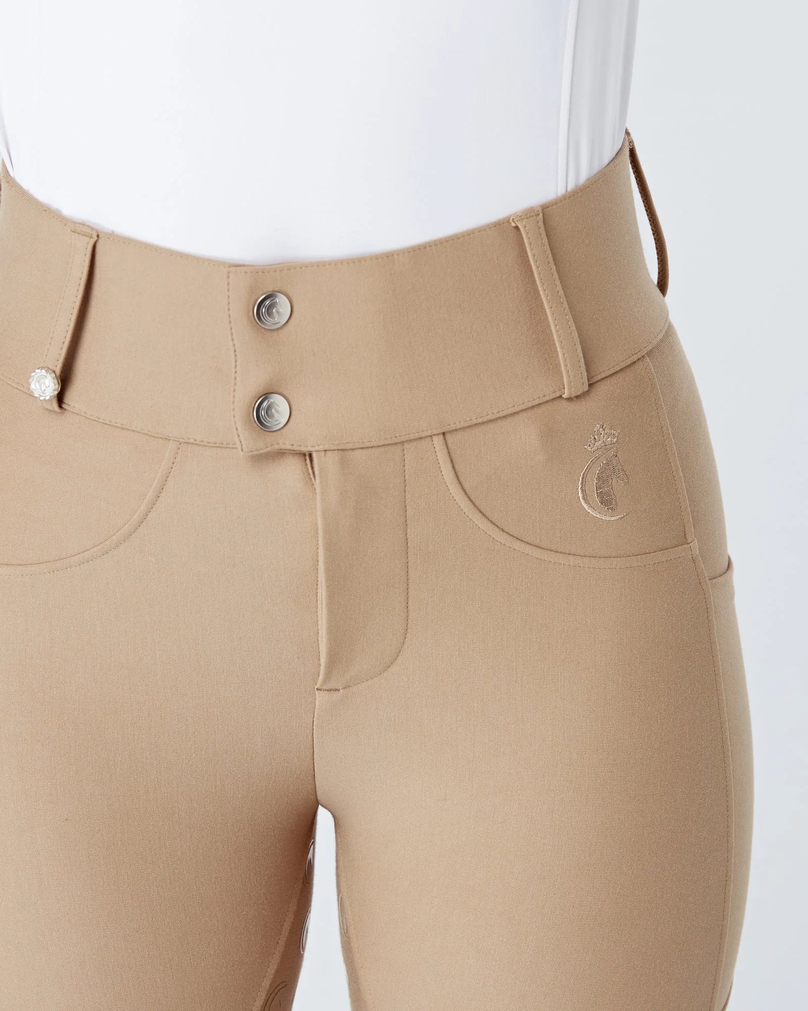 Premium Hybrid Breeches - DEEP SAND (NO GRIP)