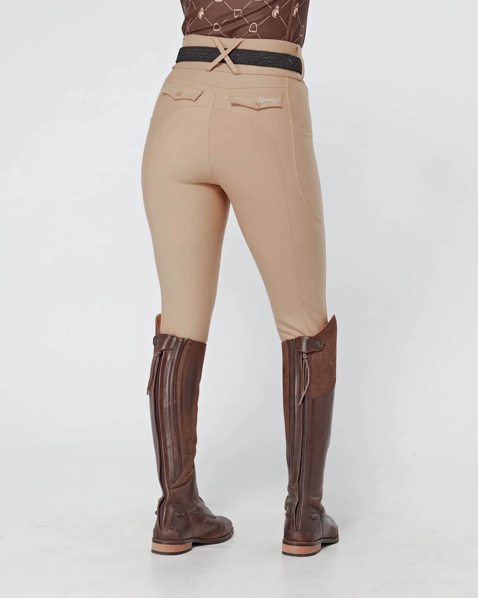 Premium Hybrid Breeches - DEEP SAND (NO GRIP)