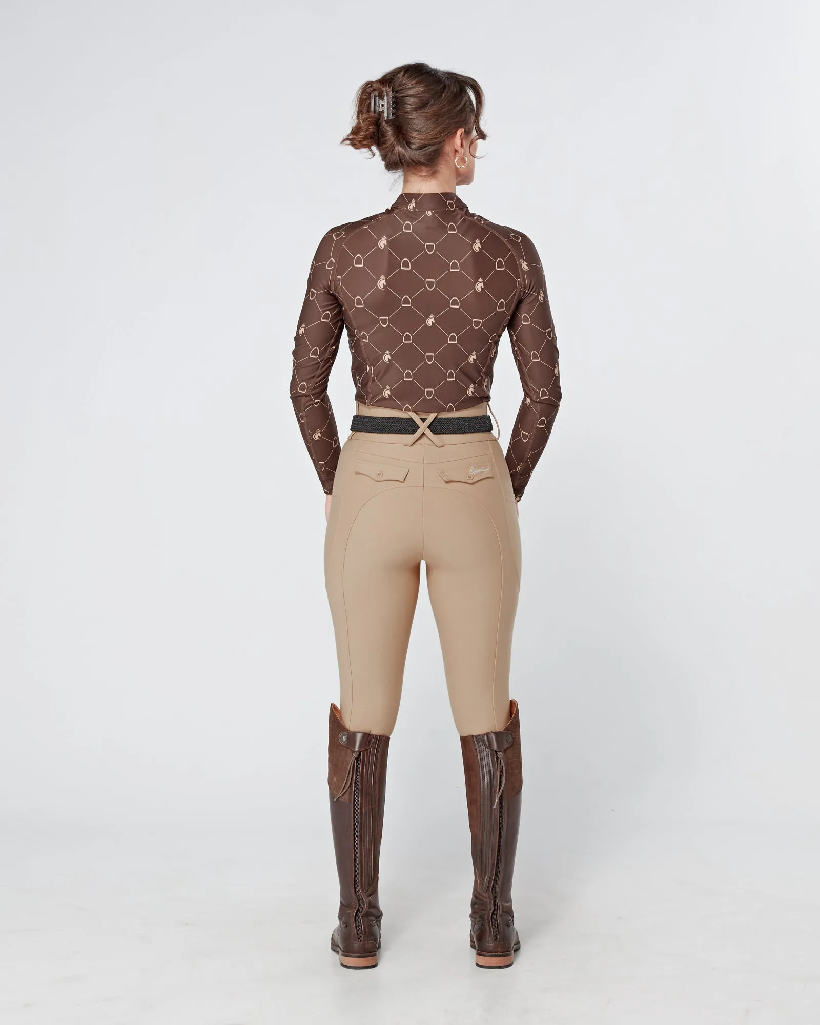 Premium Hybrid Breeches - DEEP SAND (NO GRIP)