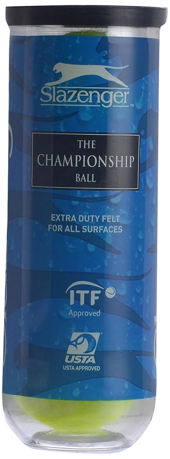 Slazenger Championship Lawn Tennis Ball (8 Can)