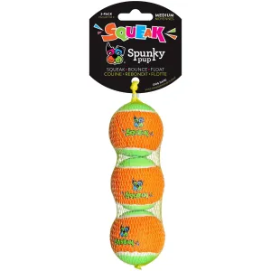 Spunky Pup 3-Pack Medium Tennis Balls