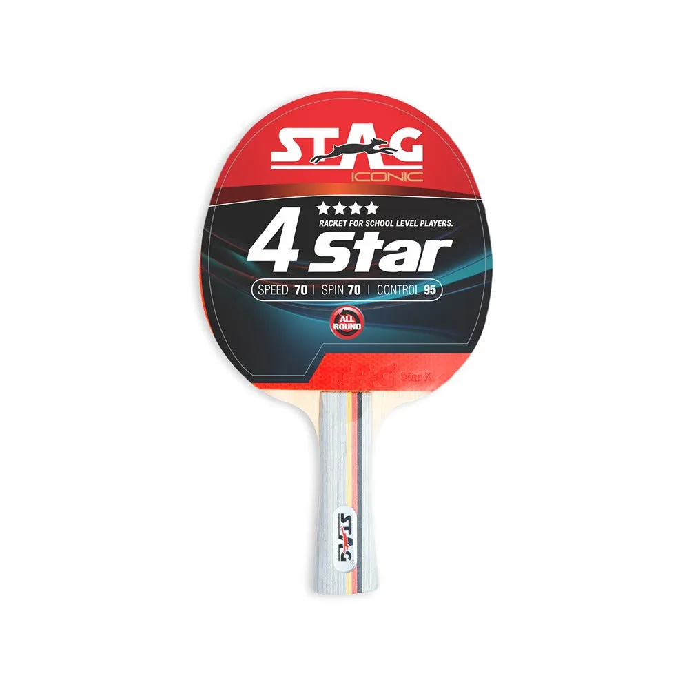 STAG ICONIC 4 Star Table Tennis Racquet