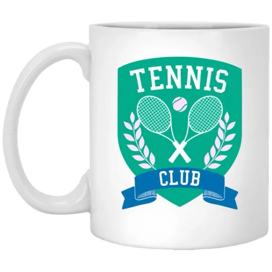 Tennis Club Mug Country Club Tennis Coffee Mug