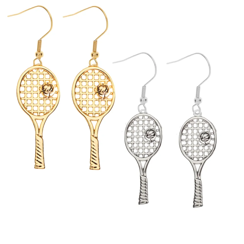 Tennis Racket Dangle Earrings