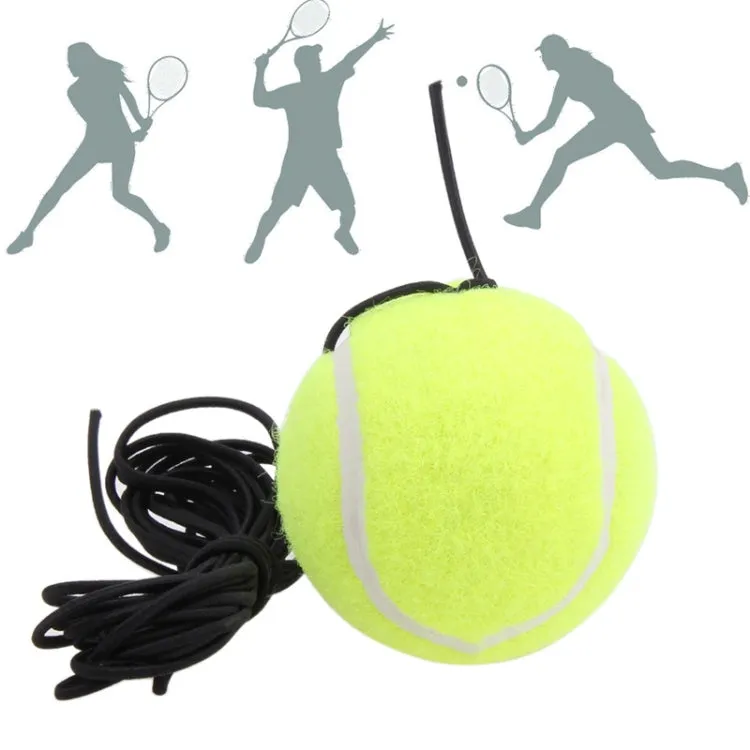 Tennis Trainer Set Rebound Baseboard Self-study Practice Training Tool Equipment Sport Exercise with Ball for Beginner, Random Color Delivery