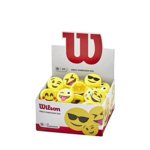 Wilson Emoji 50 Pack Tennis Dampener Box