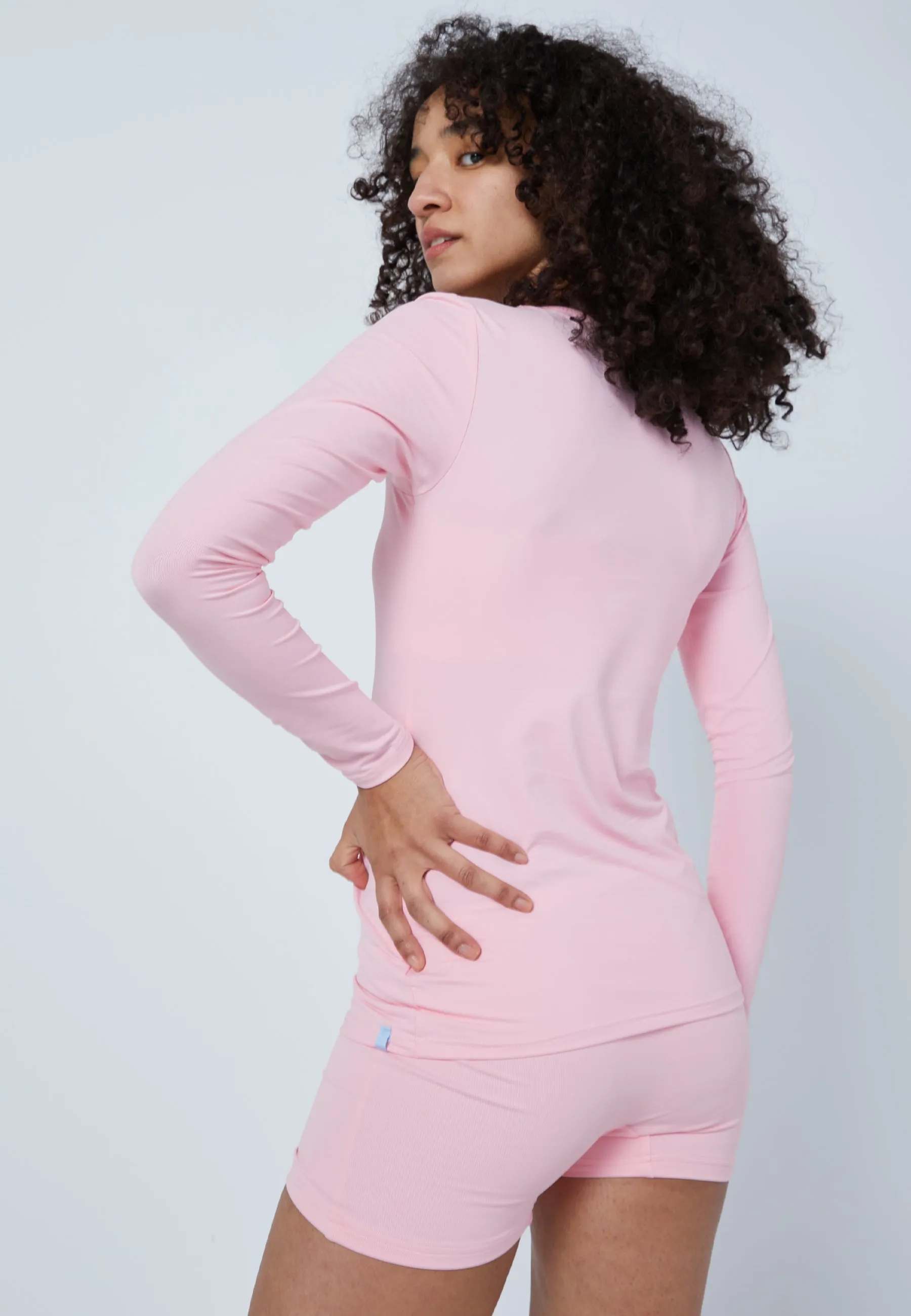 Women Tennis Longsleeve Shirt, light pink